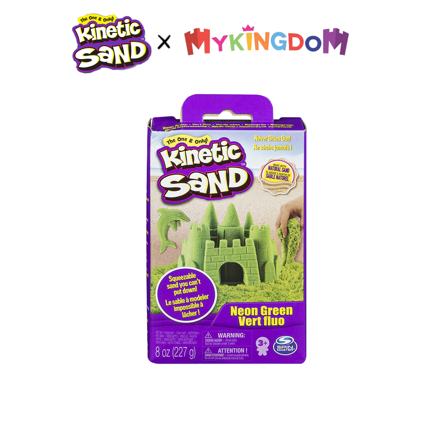 Đồ chơi kinetic sand hộp cát động lực màu sắc 227gr 6033332 - giao hàng ngẫu nhiên