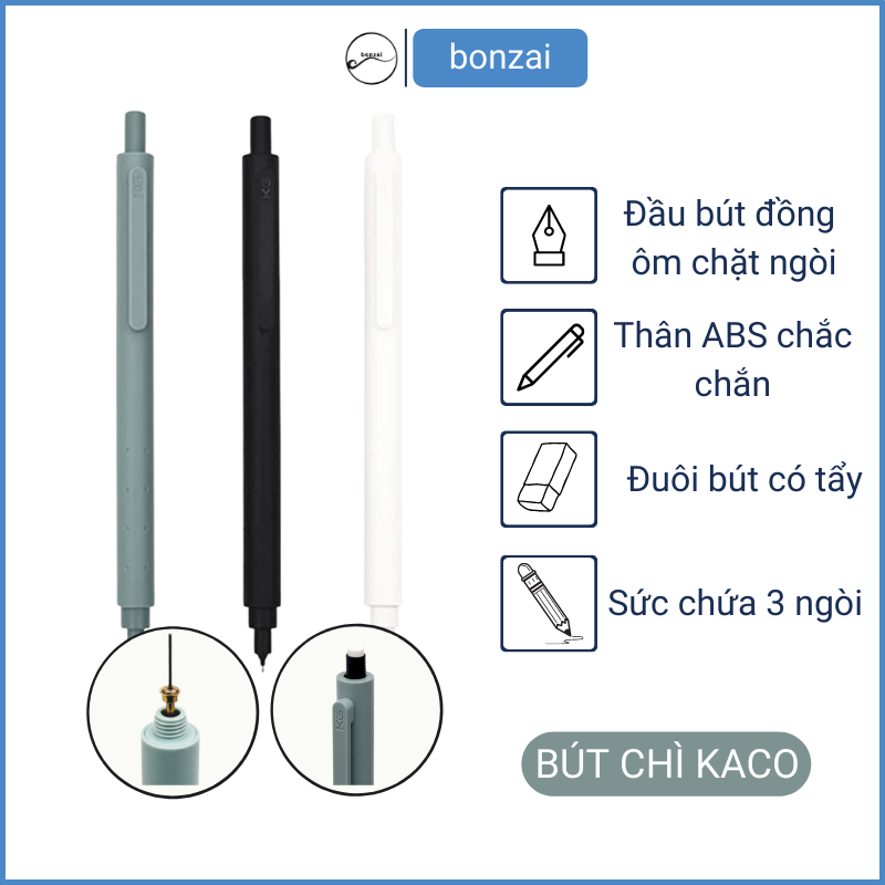 Bút chì bấm kaco rocket
