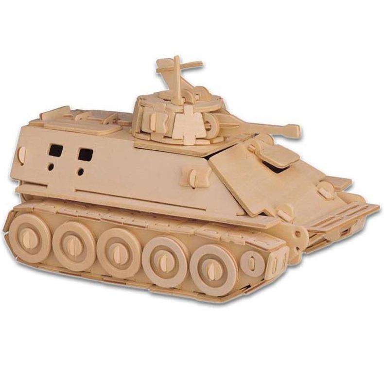 Đồ chơi lắp ráp gỗ 3d mô hình xe tăng infantry chariot g-p053