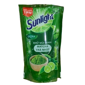 Nước rửa chén Sunlight Matcha Trà Nhật, bịch 750g