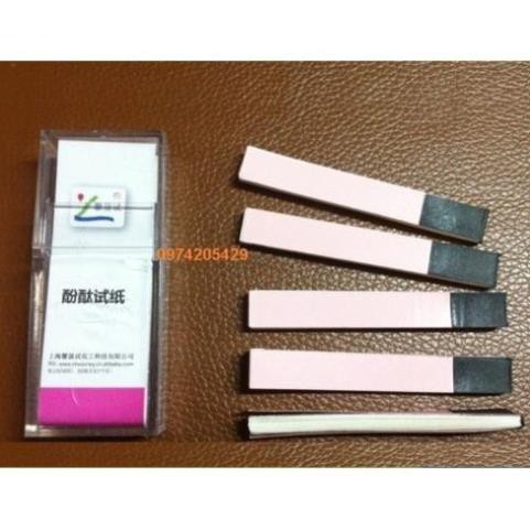 Giấy Phenolphtalein - Hộp 100 Miếng