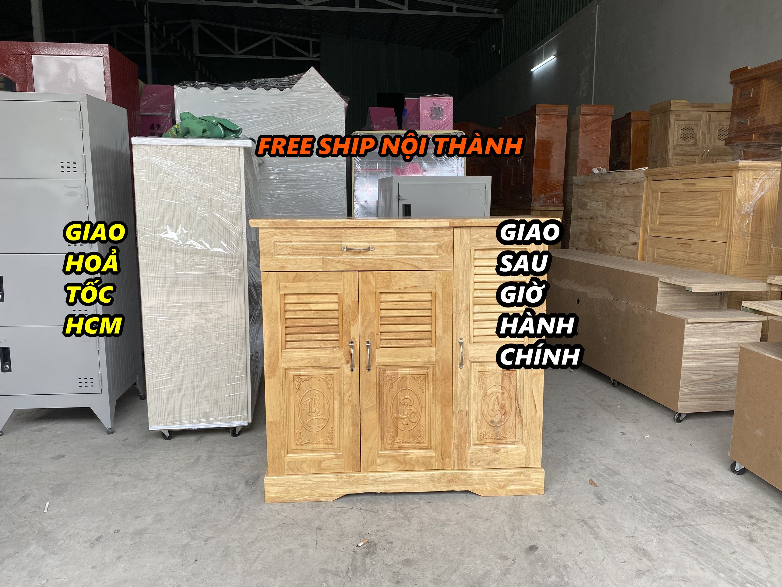 Tủ giày gỗ thông tự nhiên