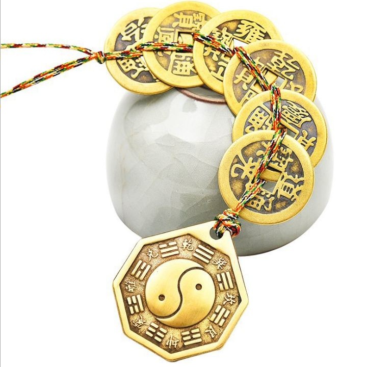 Dây 6 Đồng Xu, Dây Xu Lục Đế Và Xu Bát Quái Thu Hút May Mắn Thành Công