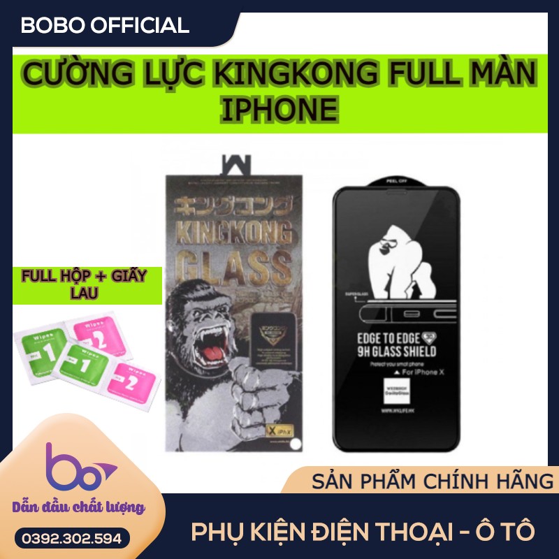 Miếng dán cường lực Remax WK Kingkong full màn hình cho iPhone 7 plus/8 plus/X/XS/XR/X MAX/11/11PRO/11PROMAX/12/12promax