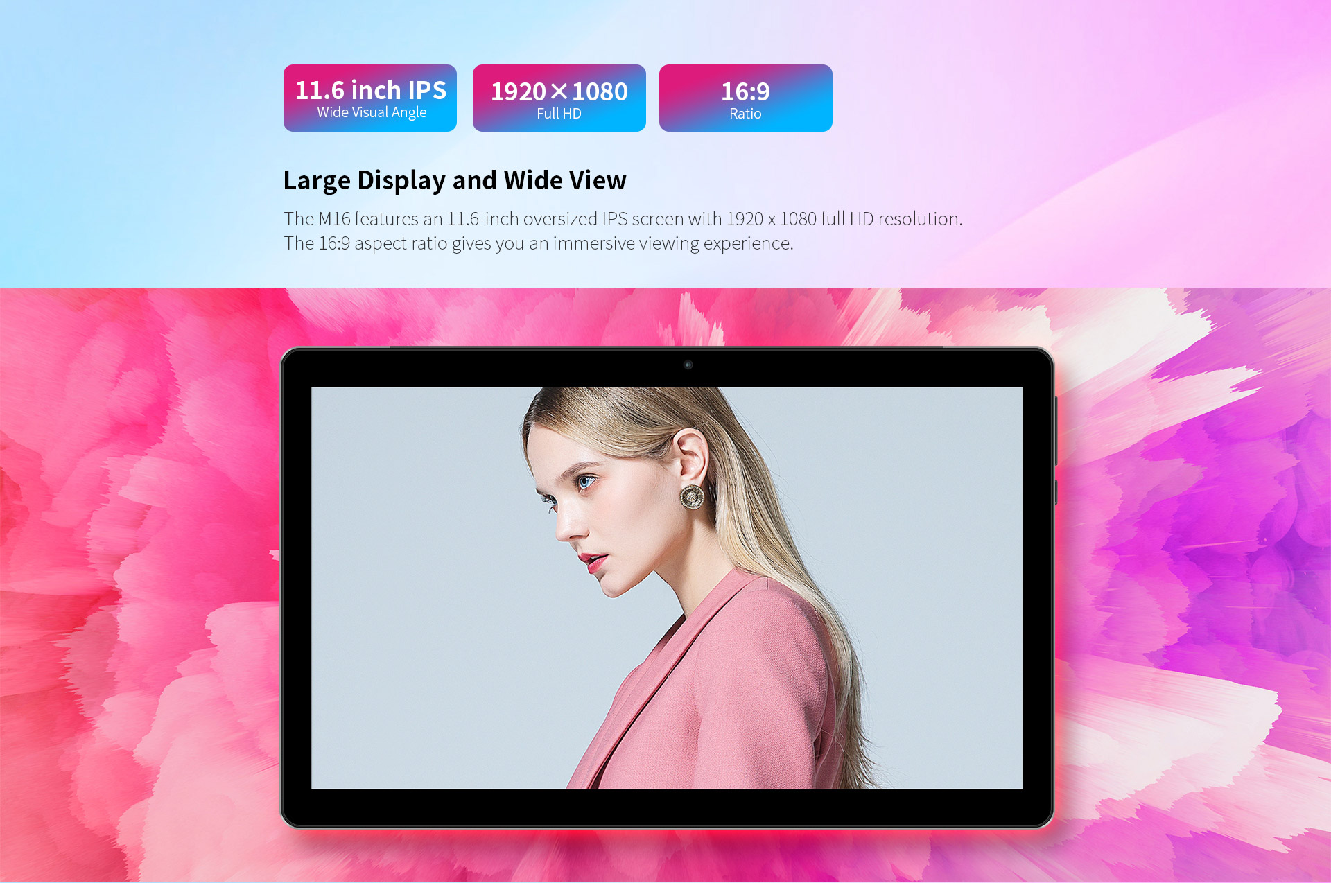 Tablet Teclast M16 kèm bàn phím (chip Helio X27/4GRam/128G Rom/11.6 inch Full HD/ 4G LTE)