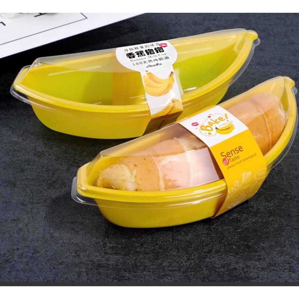 10 Hộp đựng bánh chuối kèm tem