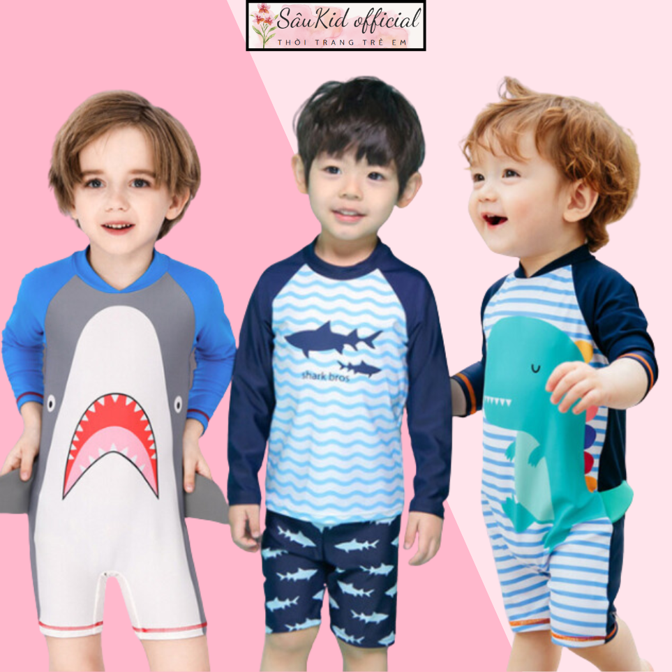 Bộ đồ bơi trẻ em đồ bơi cho bé từ 10kg đến 42kg supperkids
