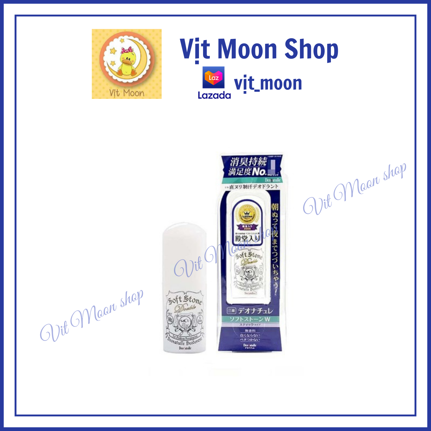 Lăn nách đá khoáng Nhật Bản Soft Stone Crystal Stone