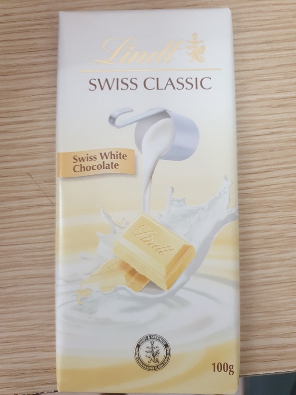 Swiss classic Swiss white chocolate 100g -Lindt