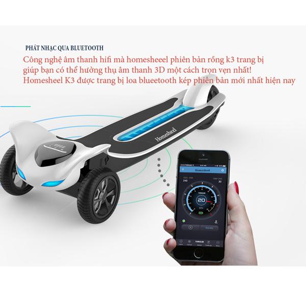 Ván điện cân bằng homesheel rồng đêm H3 skateboard homesheel h3 PLUS