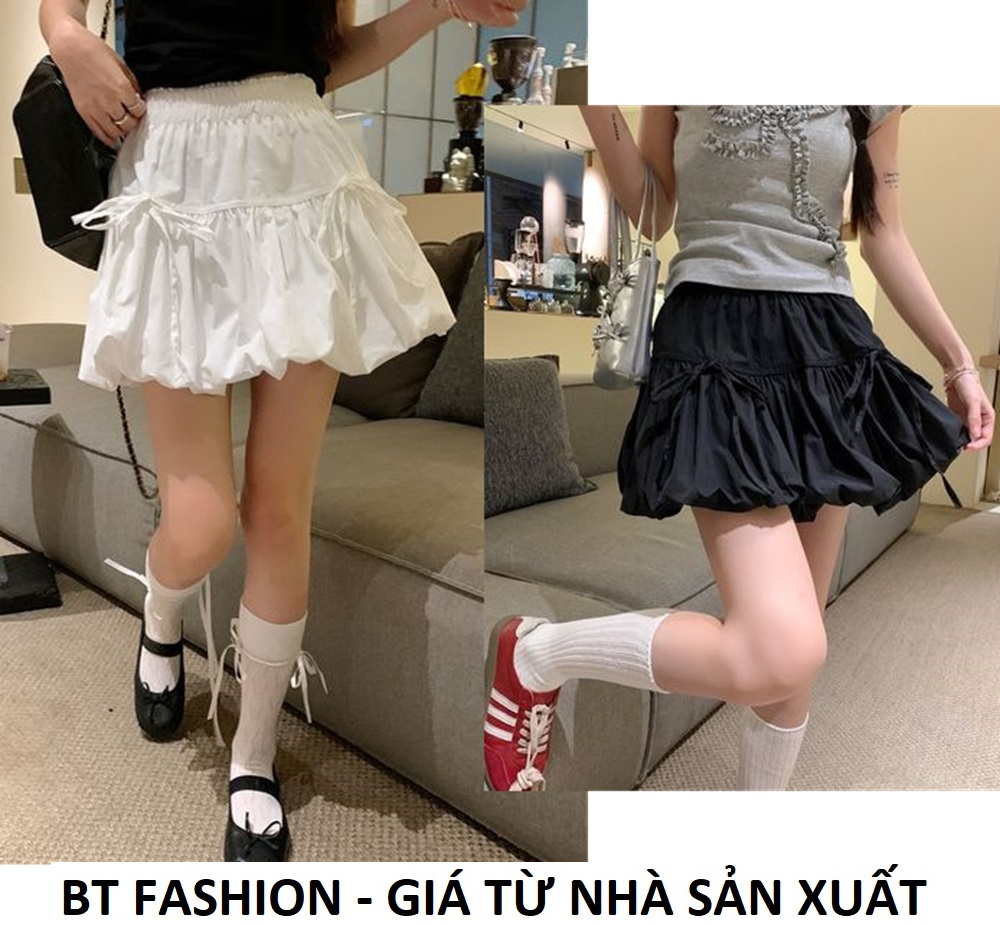 Quần Đùi Sọt Bí, Đính Nơ Thời Trang Mới - BT Fashion (SO02)