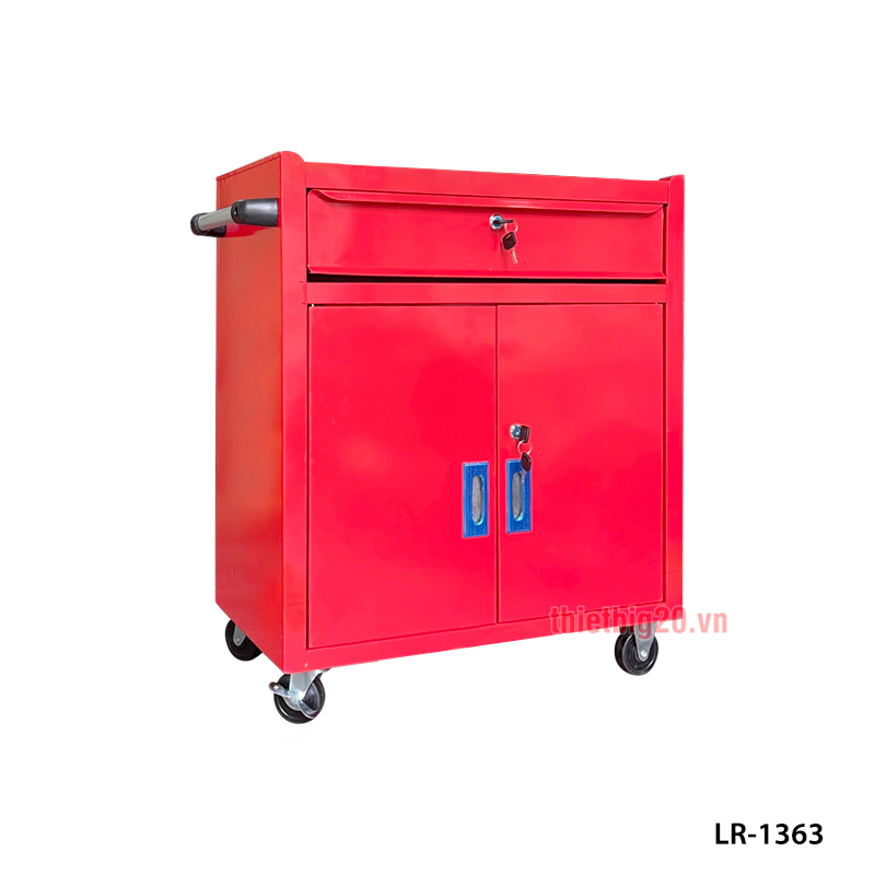 TỦ ĐỒ NGHỀ, DỤNG CỤ 1 NGĂN KÉO, 2 CÁNH MỞ, CÓ BÁNH XE VÀ TAY CẦM