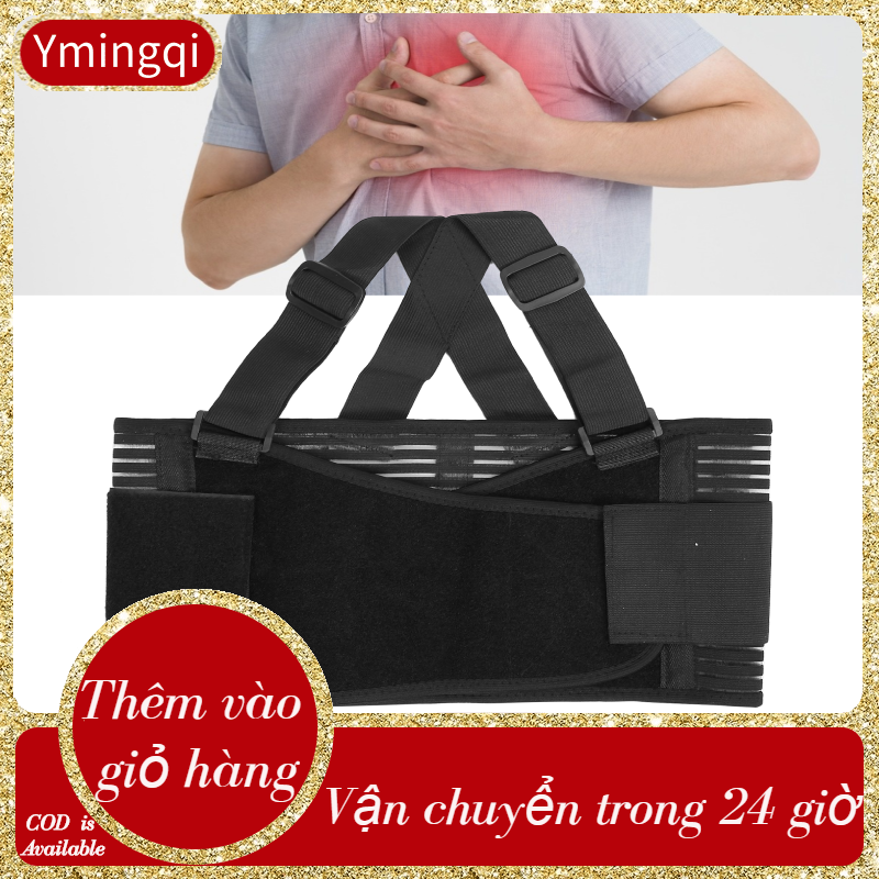 Ymingqi Nẹp Hỗ Trợ Gãy Xương Sườn, Dây Đai Bảo Vệ Thắt Lưng Ngực Có Thể Điều Chỉnh Thoáng Khí