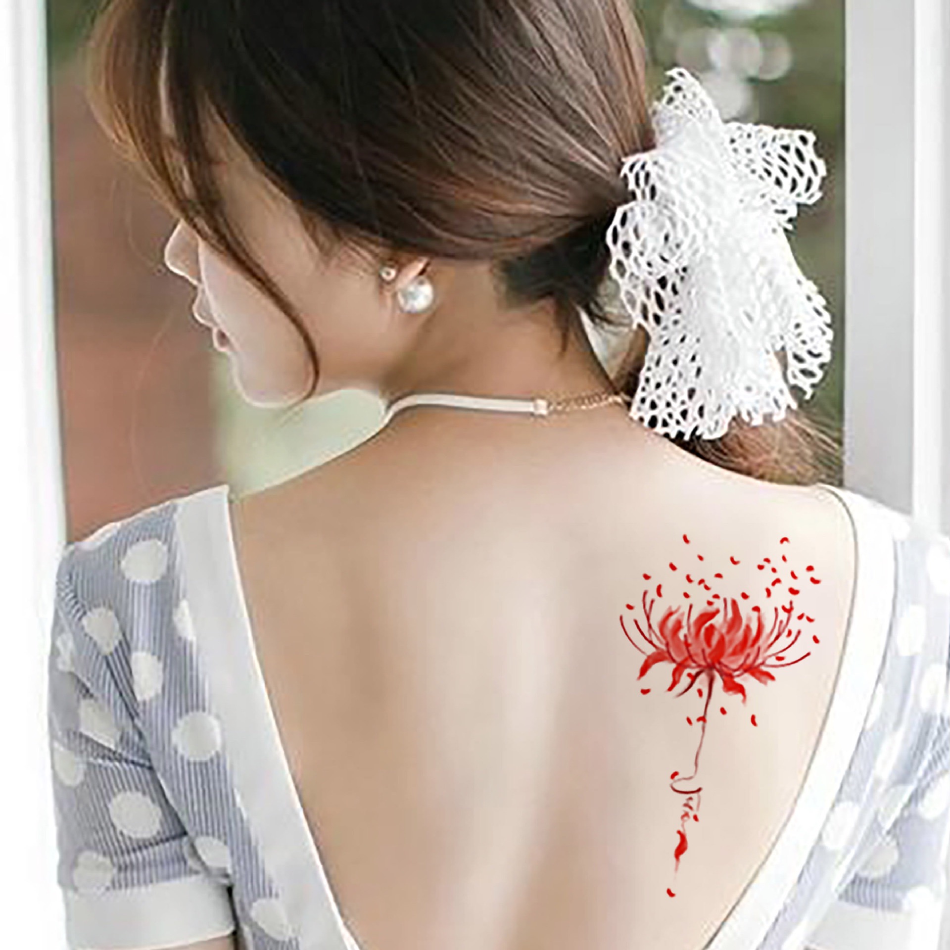 Hình săm dán hoa bỉ ngạn loại to