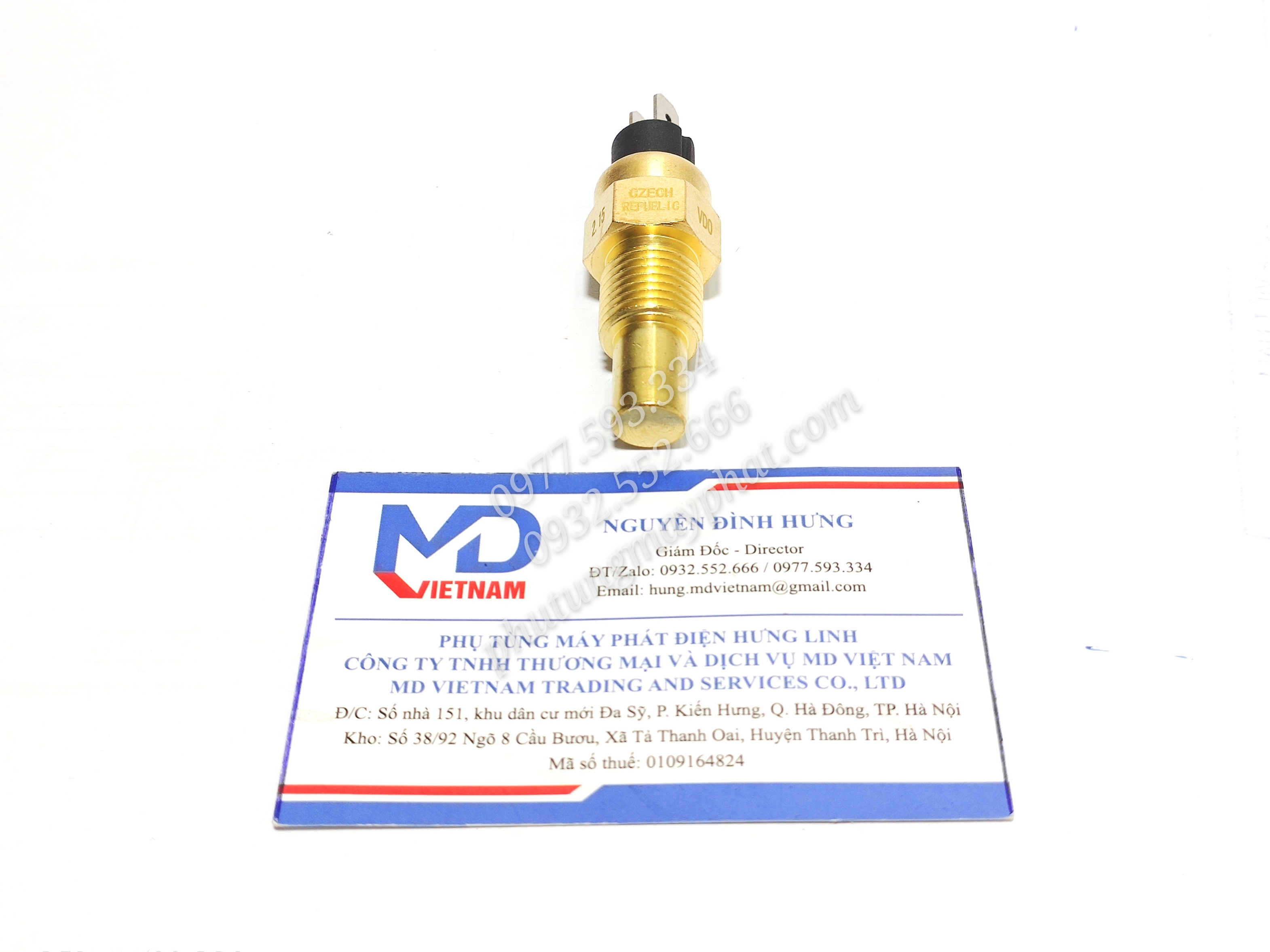 Cảm biến nhiệt độ nước làm mát VDO M16 x1.5 - VDO 16mm - Loại Ngắn