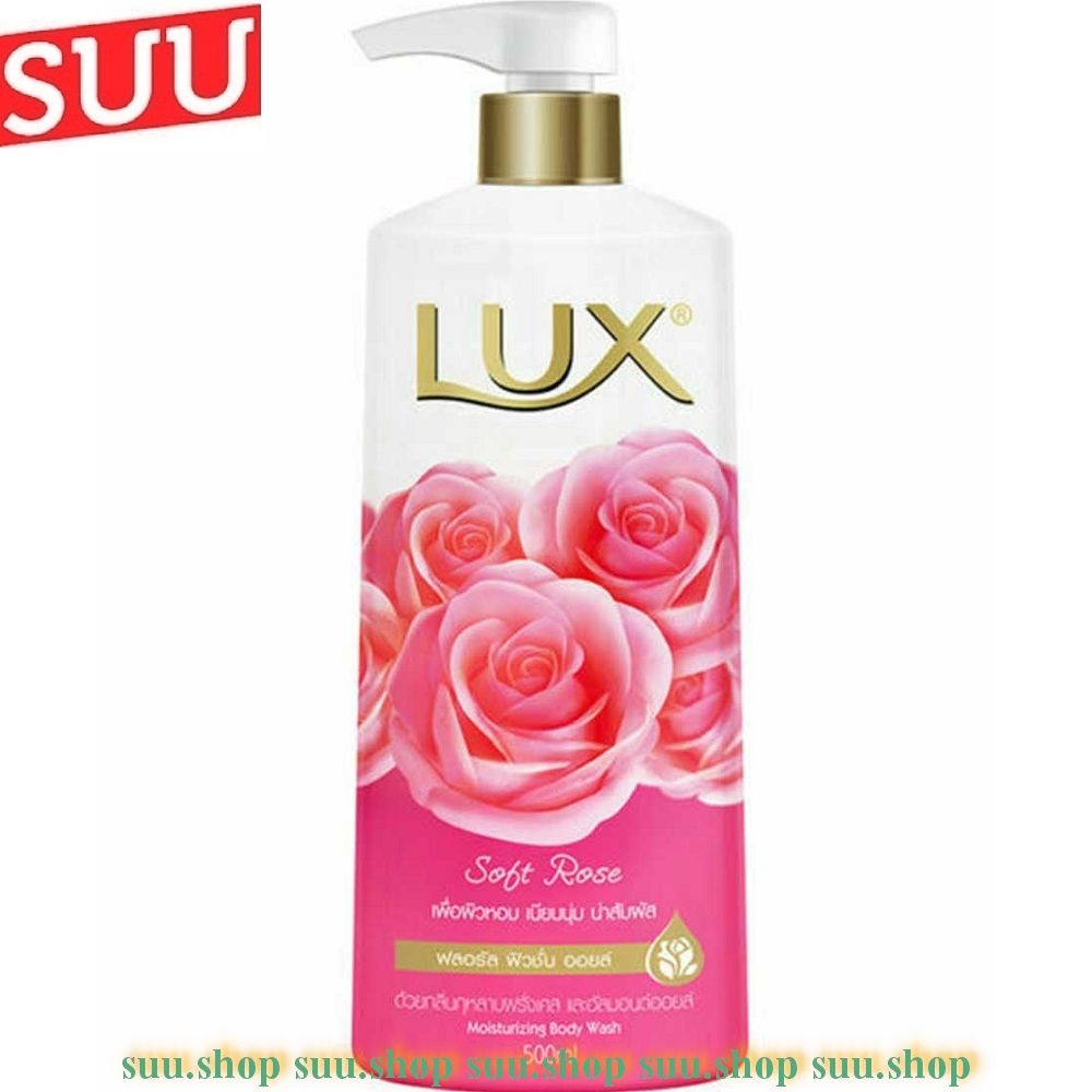 Sữa tắm 500ml lux soft rose làm trắng và mịn da