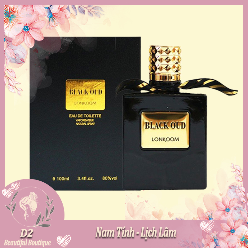 Nước Hoa Nam Chính Hãng BLACK OUD LONKOOM 100ML