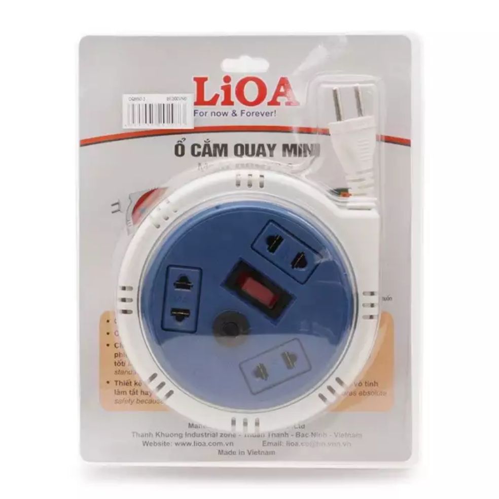 Ổ Cắm kéo dài Lioa 3m dây OQMN3