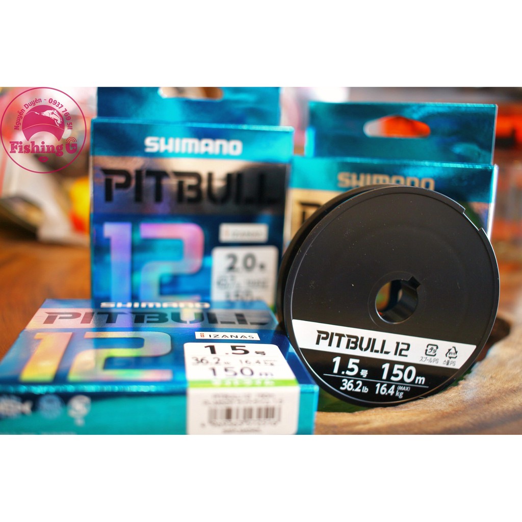 Dây pe câu lure shimano pitbull japan
