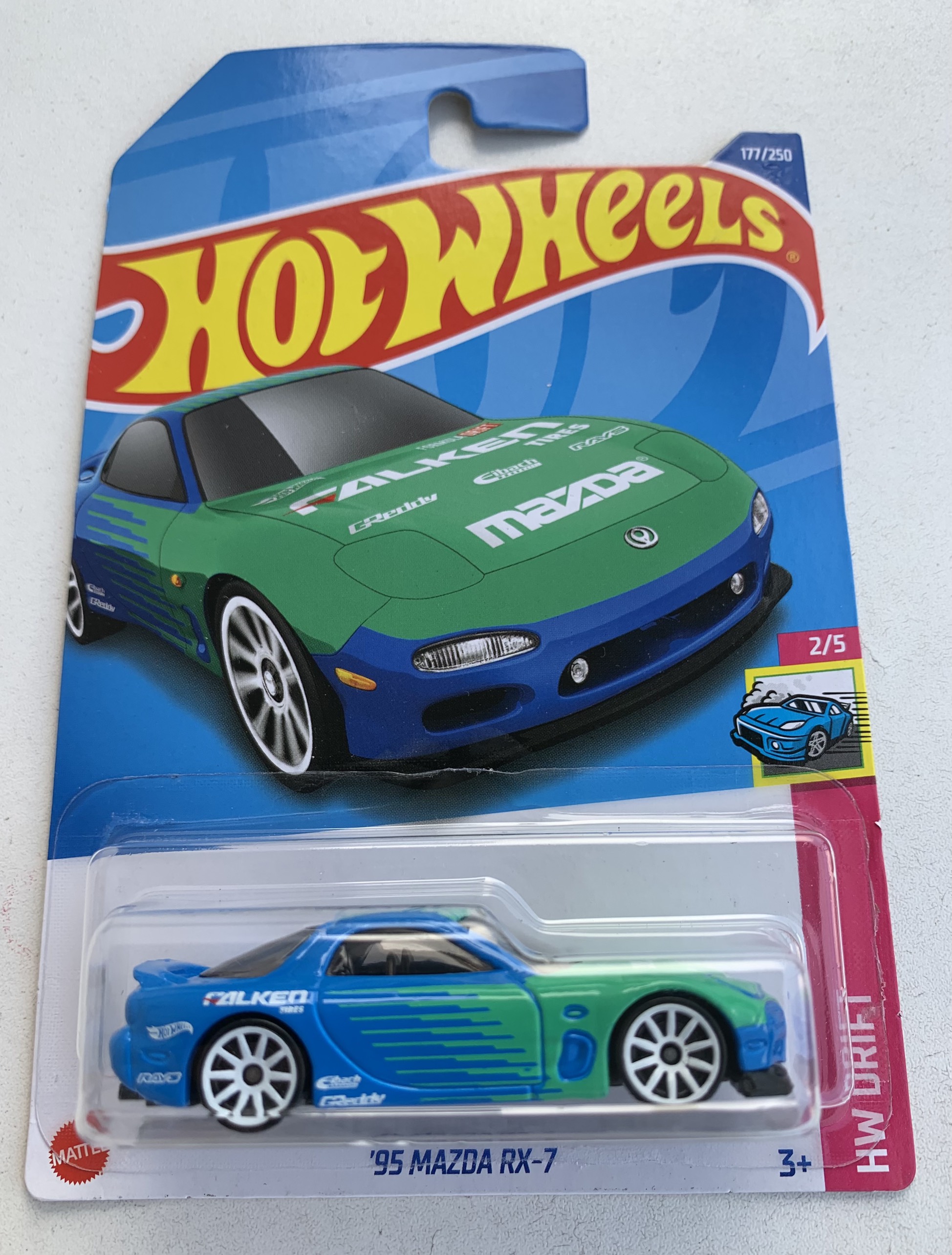 Hot wheels '95 mazda rx-7 falken