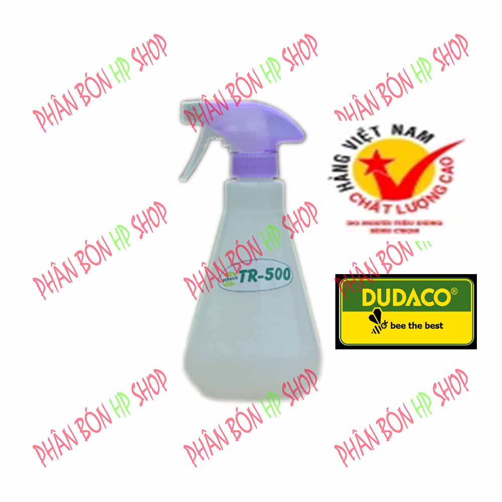 Bình Phun Sương TR - 500 - Dudaco Bơm trực tiếp tại tay cầm có khóa tại đầu phun.
