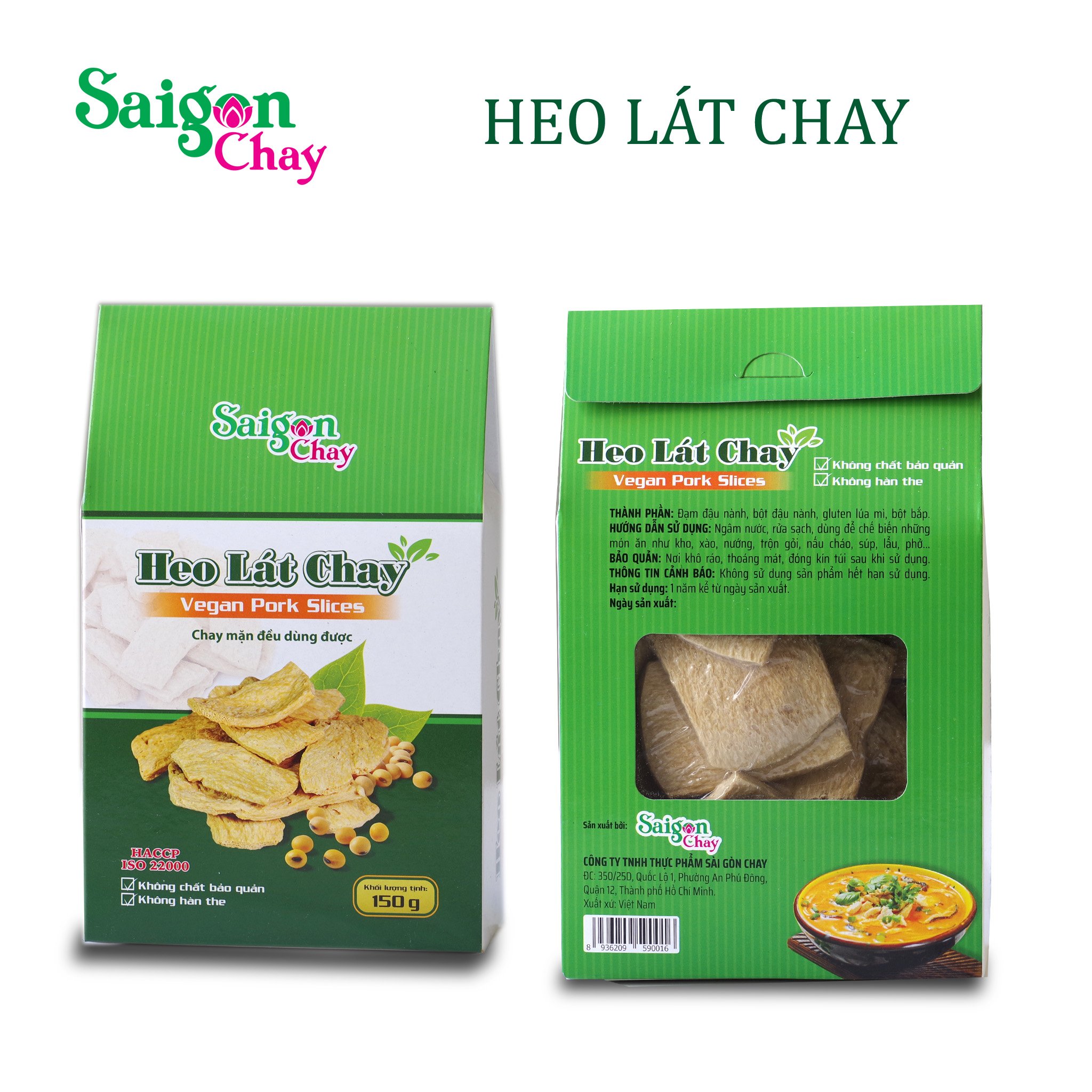 [Giao toàn quốc] Heo Lát Chay Saigon Chay (chay mặn đều dùng được, không chất bảo quản, không hàn the)