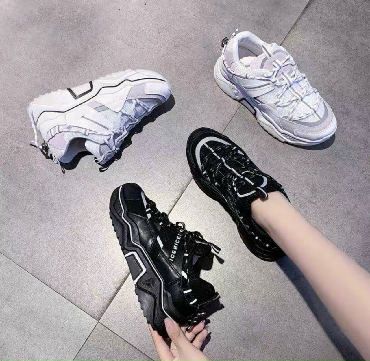 [Hoàn Tiền 15%]Giày thể thao , giày sneaker nữ BL hàng cao cấp cực đẹp