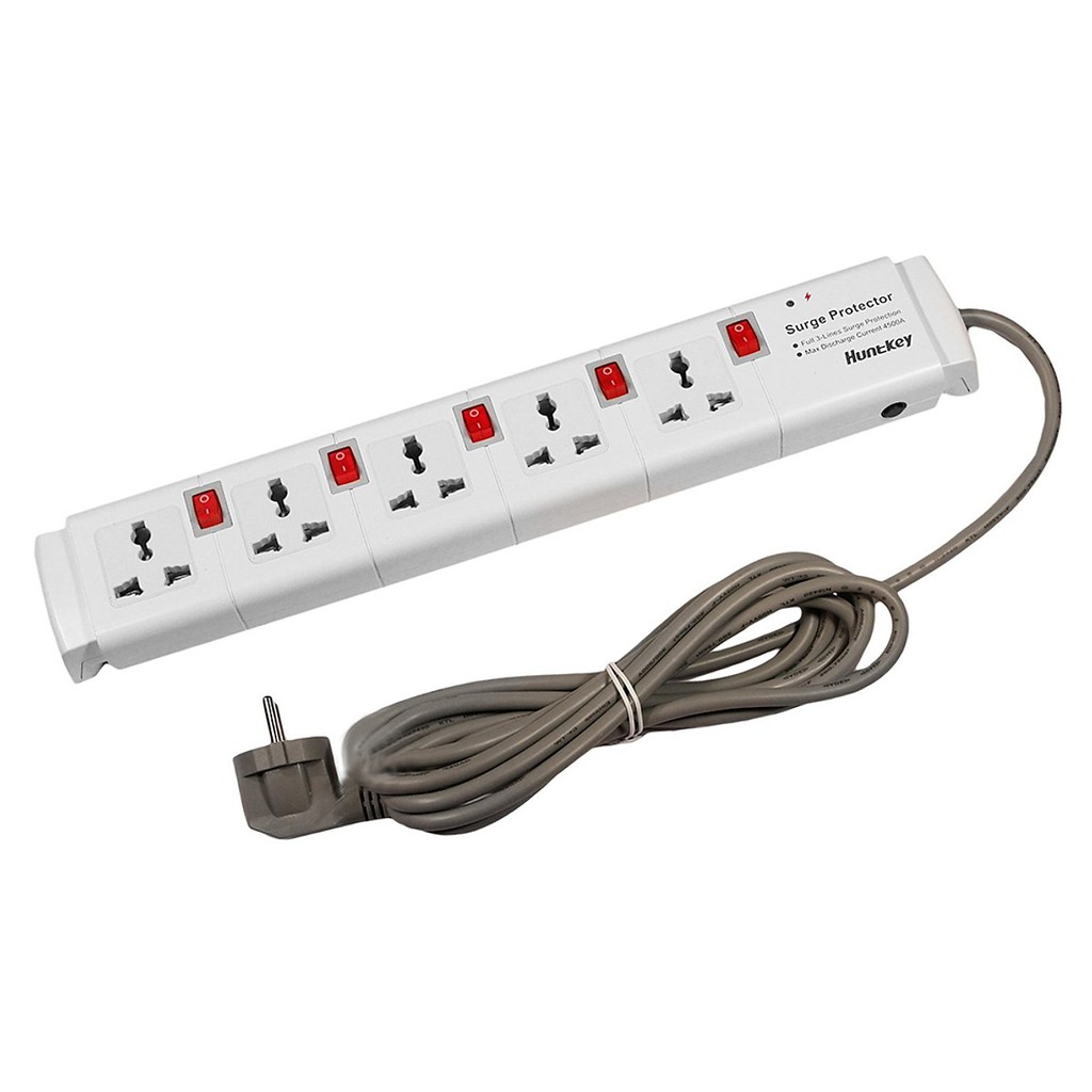 Ổ cắm điện đa năng chống sét huntkey pzc504 -