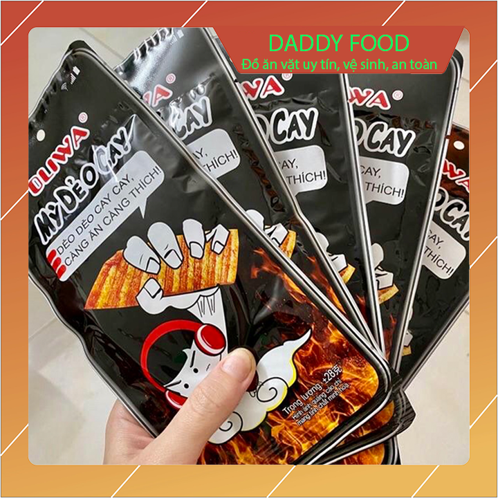 Snack mì dẻo cay oliwa x10 gói, dẻo dẻo cay cay, càng ăn càng thích, đồ ăn vặt cực kì hot của các bạn nhỏ