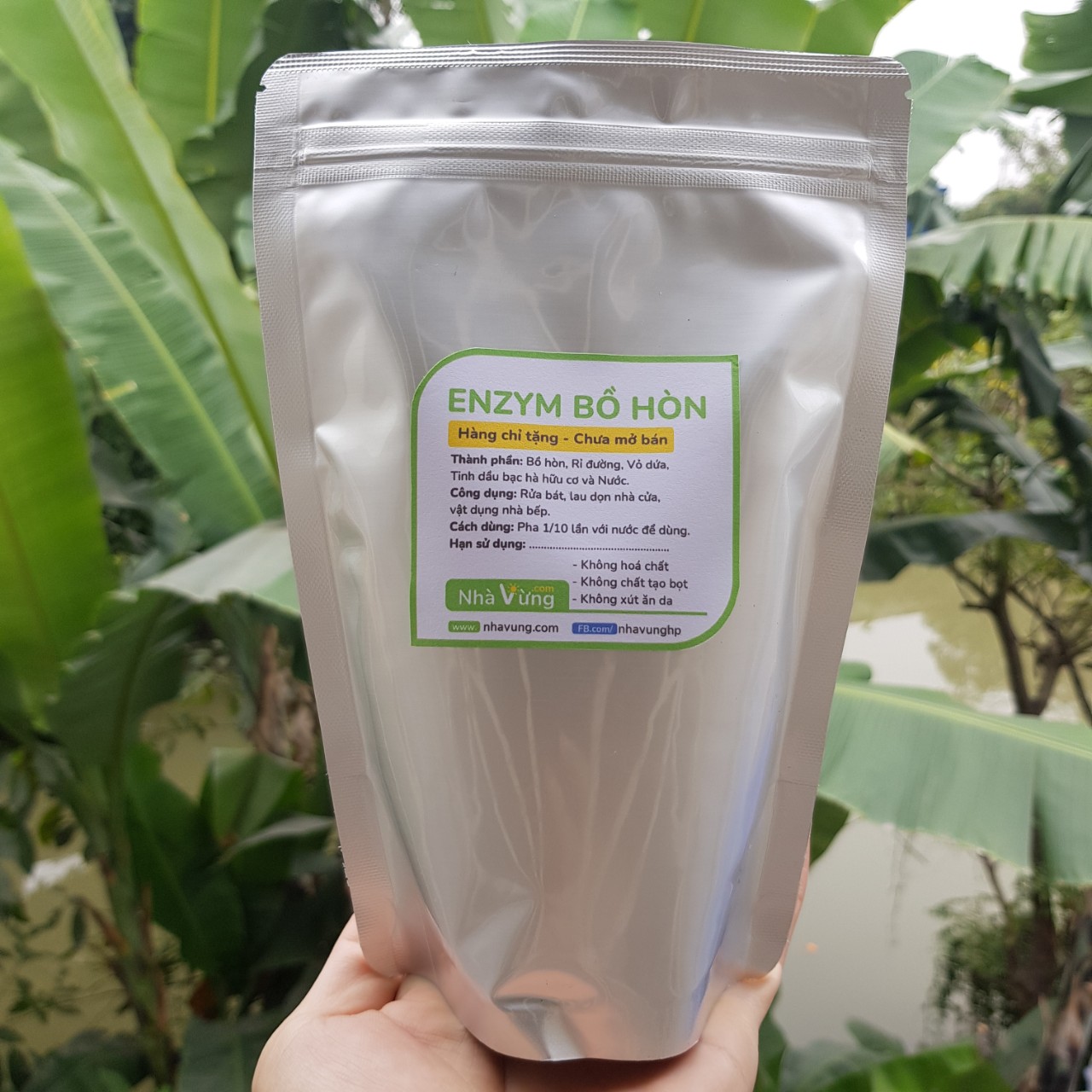Enzym bồ hòn nguyên chất - Nhà Vừng