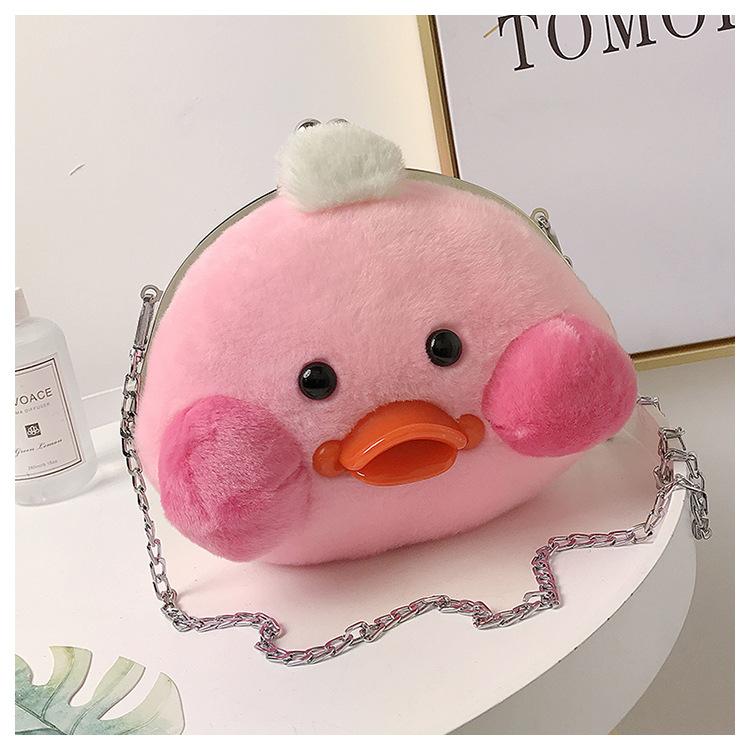 Túi đeo chéo hình vịt trề môi cực cute