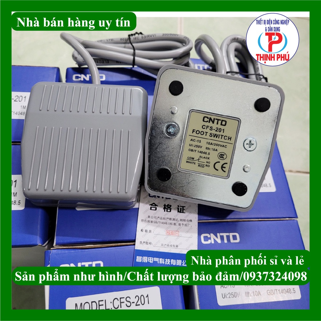 Công tắc bàn đạp cfs-201 cntd 10a-250vac.
