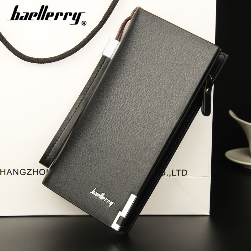 [HCM][SALE HÈ CỰC ĐỈNH] VÍ DA NAM NỮ UNISEX - VÍ CẦM TAY THƯƠNG HIỆU BAELLERRY CAO CẤP F0589LLE