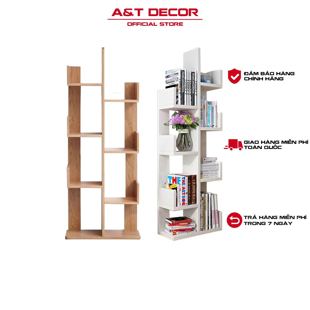 Kệ Gỗ Xương Rồng Lớn, kệ sách đa năng xinh xắn, 120X40X20 bền đẹp chất gỗ MD dễ dàng lắp ráp