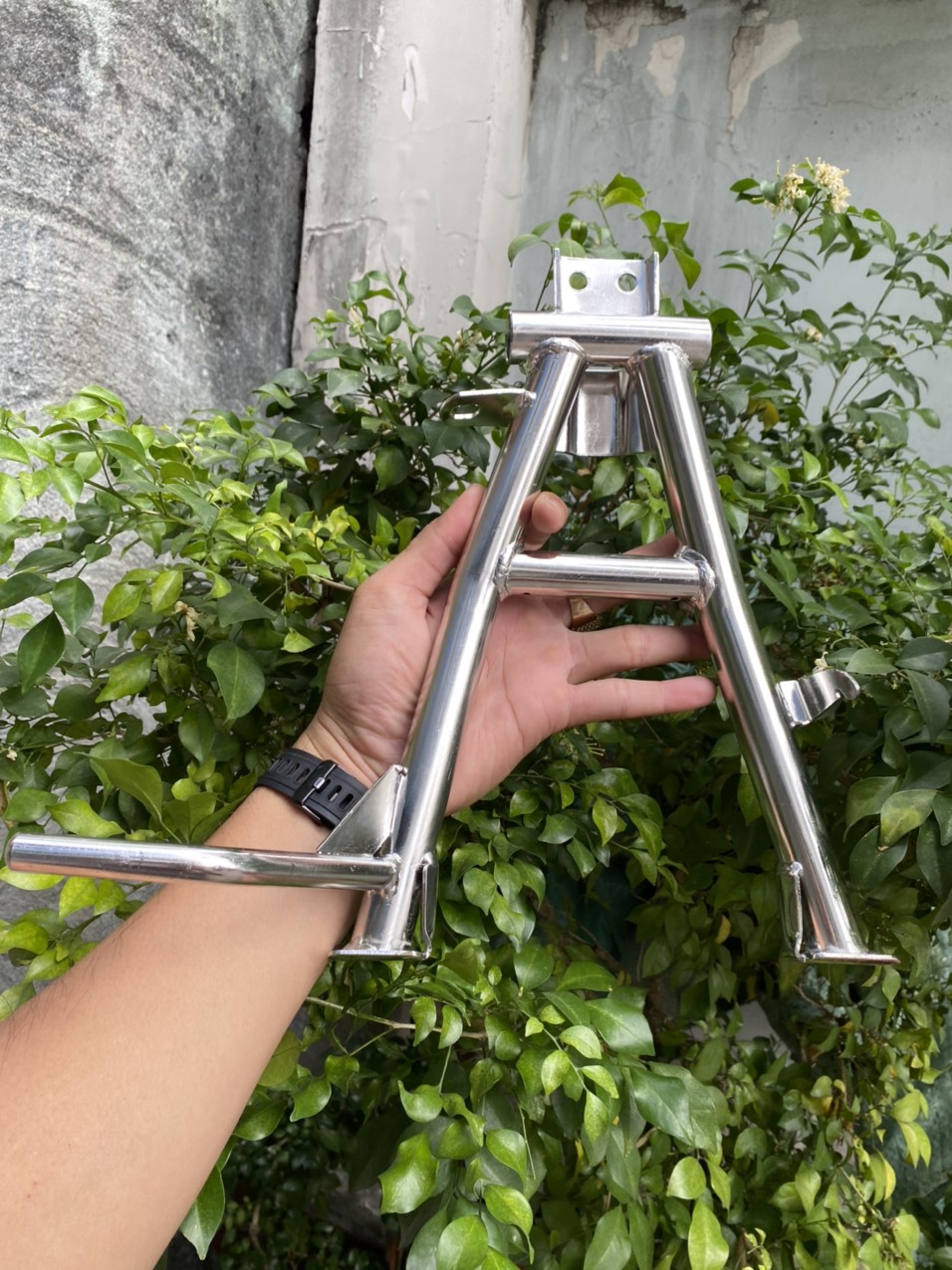 Chống đứng Inox Wave, Chân chống đứng Inox 304 Wave nhỏ