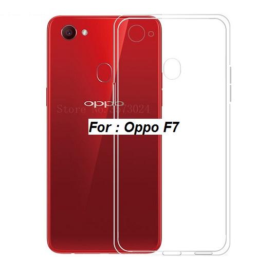 Ốp lưng dẻo trong suốt điện thoại Oppo F7
