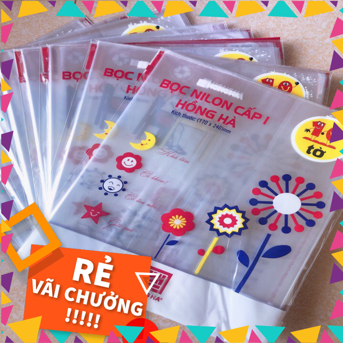 Bọc Vở ô Ly Hồng Hà - Cấp 1 Tập 10 Tờ