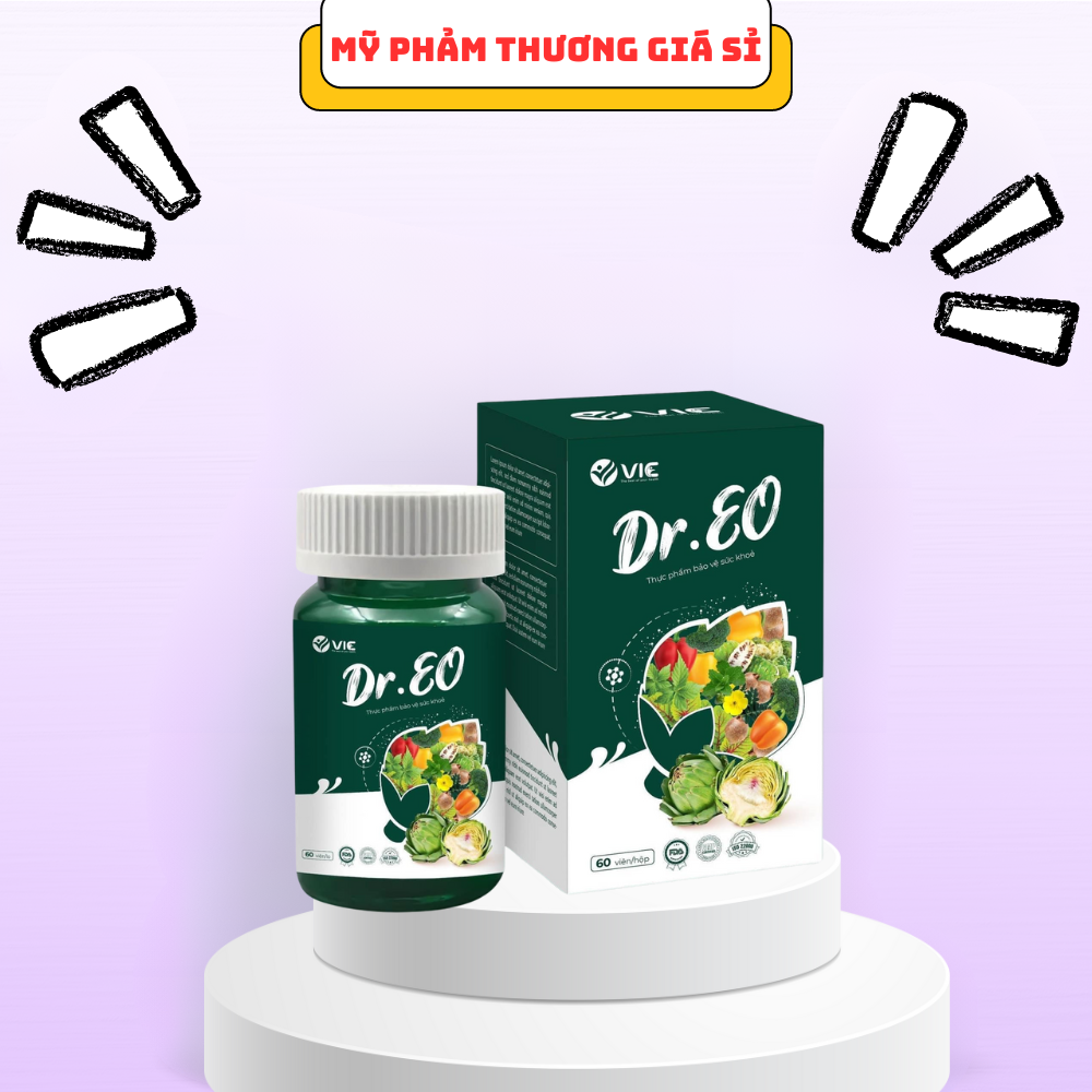 Viên uống detox Dr Eo, viên uống thảo mộc giảm cân, giảm mỡ bụng, siết eo, thải mỡ, thải độc