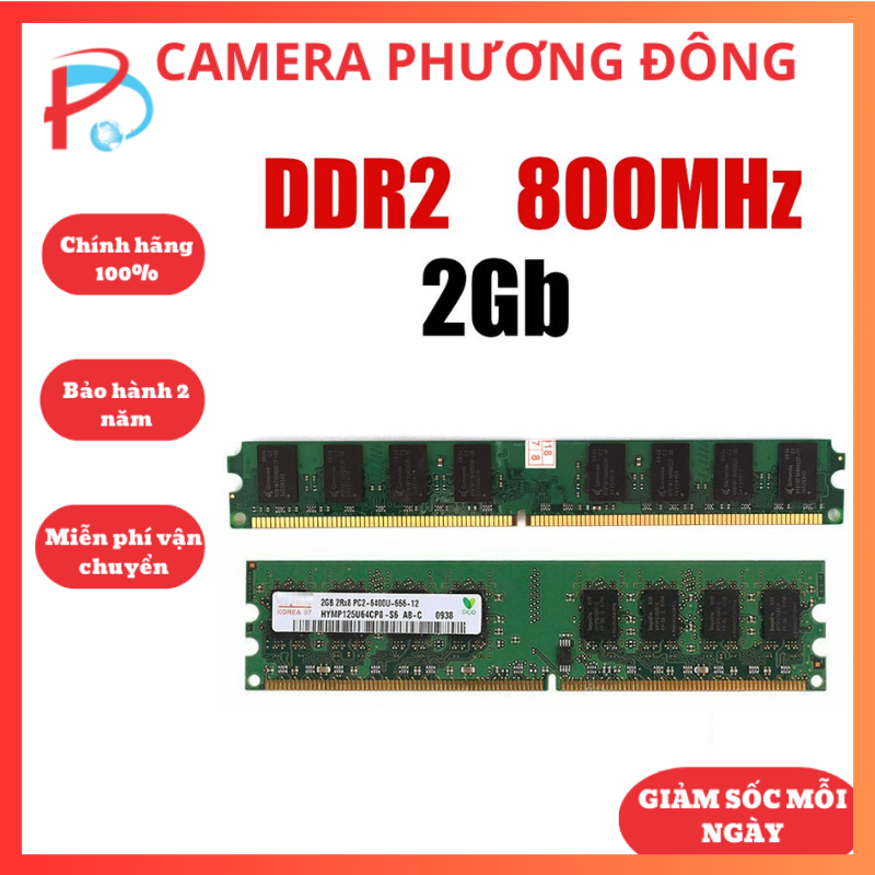 Ram máy tính pc 2gb ddr2 800mhz