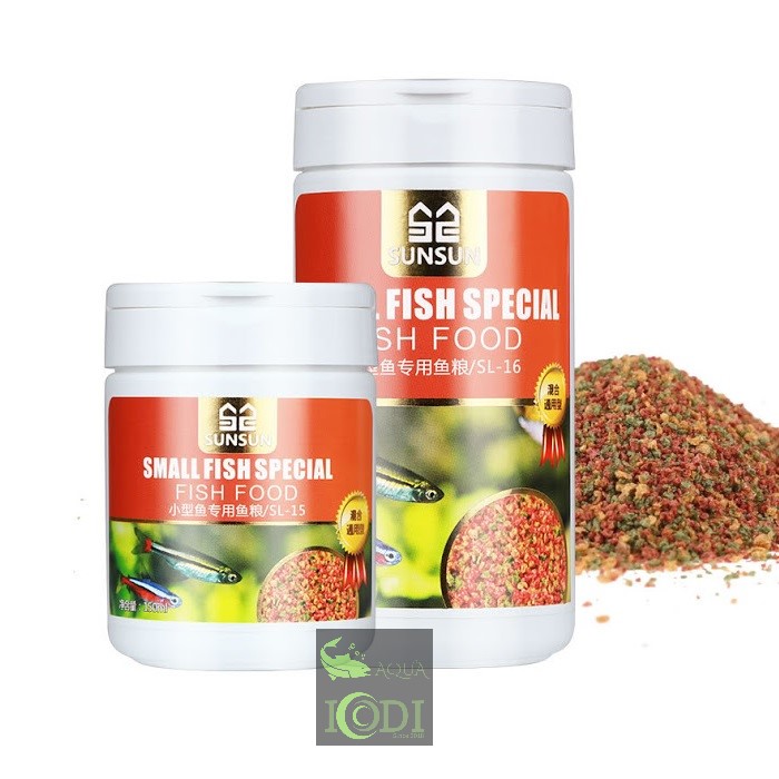Thức ăn cho cá thuỷ sinh sunsun fish food sl-15 150ml