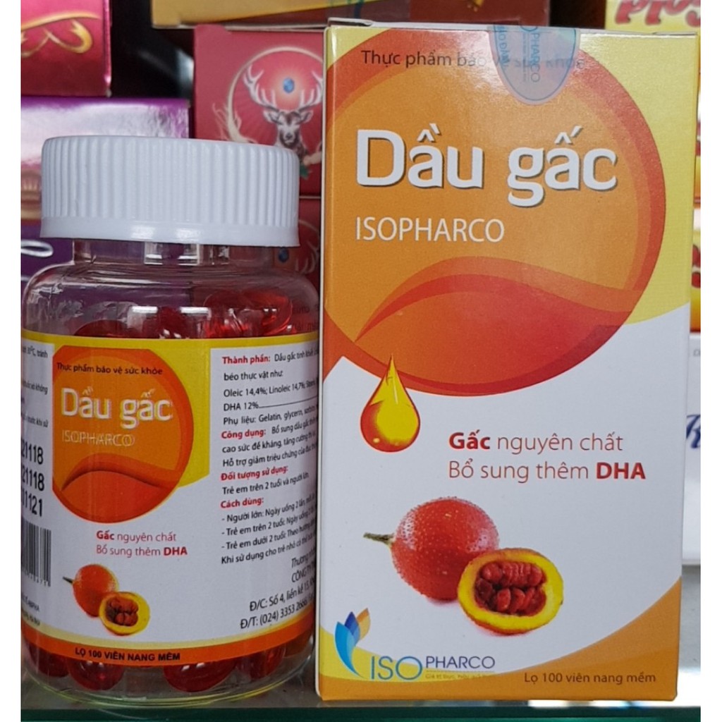 Viên dầu gấc dha