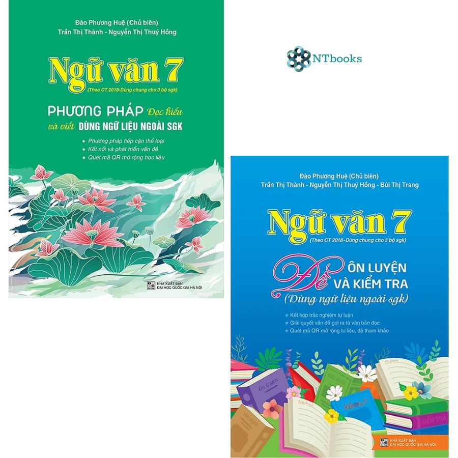 Combo 2 cuốn sách Ngữ Văn 7 - Đề ôn luyện và kiểm tra + Phương pháp đọc hiểu và viết ( dùng ngữ liệu ngoài sgk ) - NTbooks