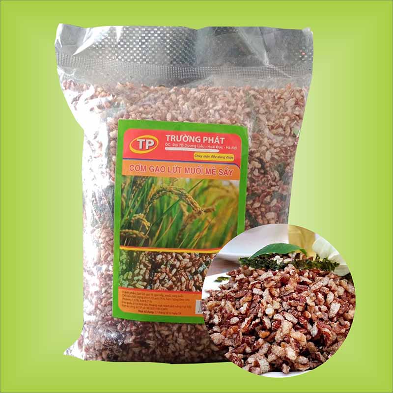 Cơm gạo lứt rong biển .