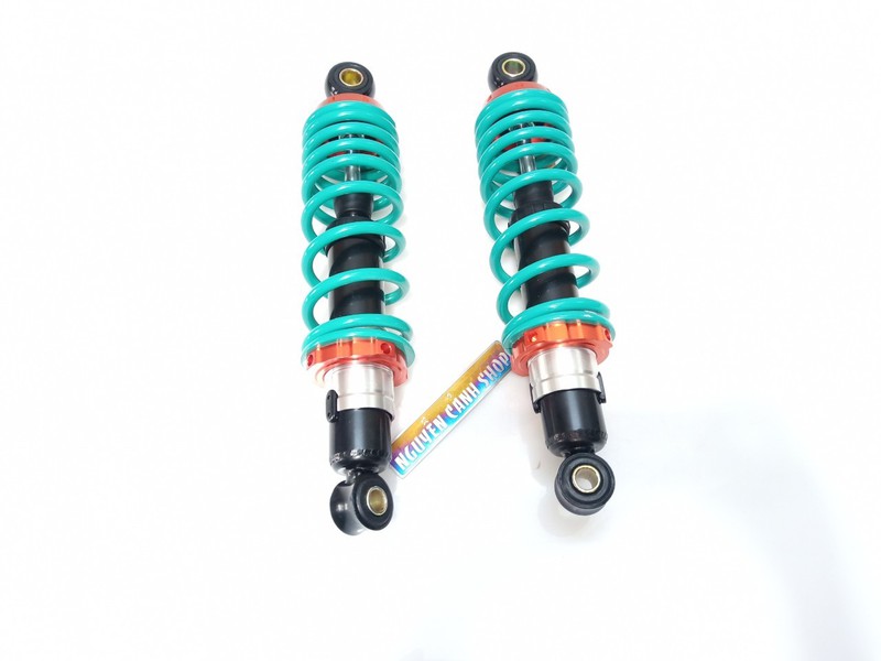 Phuộc sau xe jupiter sirius rcb 11 màu xanh nitron