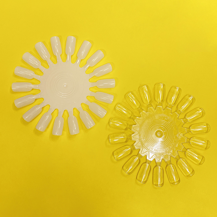 Móng mẫu tập vẽ vỉ tròn răng cưa (1 bịch 10 vỉ 180 móng)