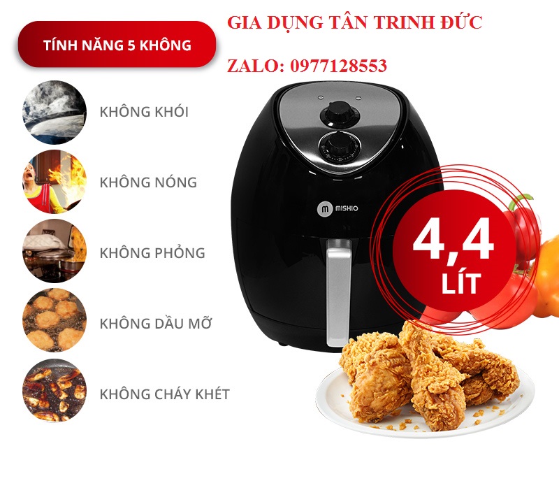 Nồi chiên không dầu mishio mk41