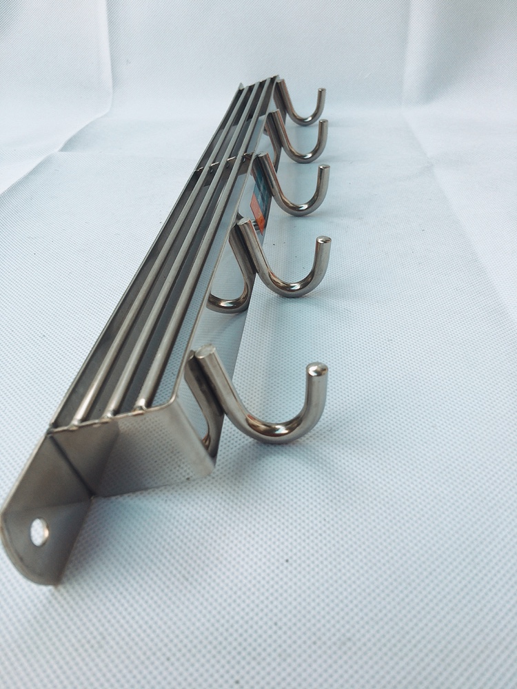 Giá cài Dao Inox có móc treo nồi niêu xoong chảo tiện dụng