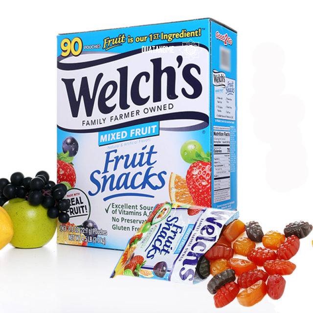 KẸO DẺO WELCH’S THÙNG 90 GÓI MẪU MỚI