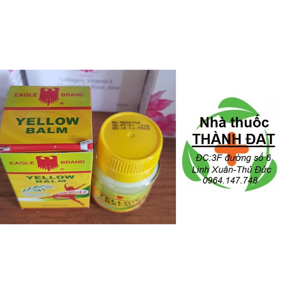 Dầu cù là vàng con ó - cao xoa Eagle Yellow Balm 40g, sản phẩm chất lượng, đảm bảo an toàn sức khỏe người dùng, vui lòng inbox shop để được hỗ trợ