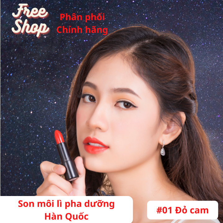 Son lì pha dưỡng Lagivado Hàn Quốc lên màu chuẩn cho làn môi đẹp mềm mại - Dung tích 3,5 g